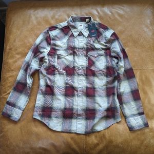 Levi's Western Shirt, NWT, Men's Size Large